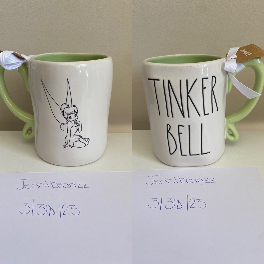 Rae dunn tinker bell mug